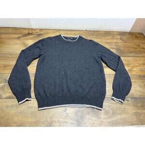 MAGLIFICIO BARTOLINI Wool Cashmere Blend Sweater Size Large Gray Italy